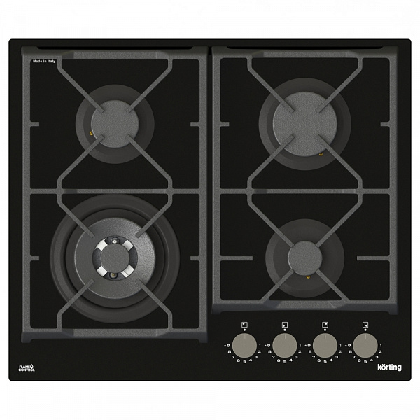 KORTING   варочная панель газовая   HGG 6987 CTN FLC     стекло,черн.