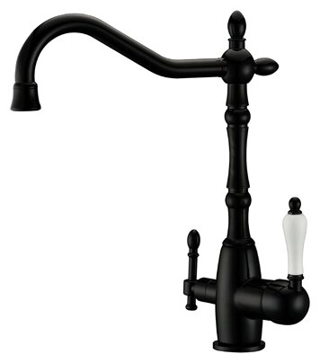 KERN смеситель для кухни 2038 black   +фильтр   /8  _