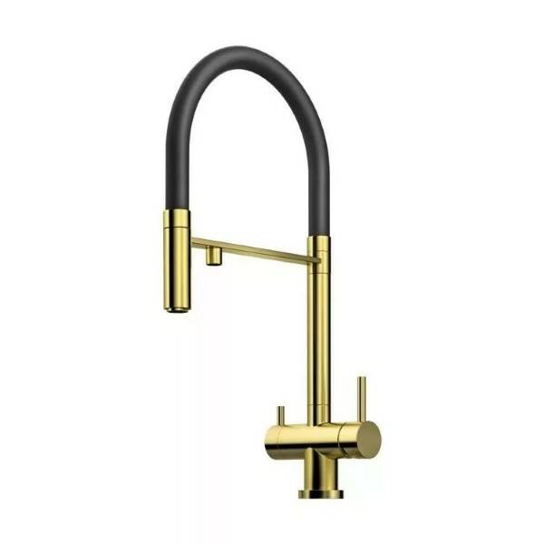 KERN смеситель для кухни 2061 mat gold B   +фильтр     