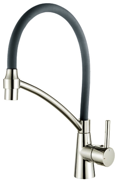 LEDEME   смеситель д\кухни  L 4399 A -9  серый+сатин   /10