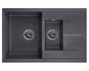 GRANULA   Мойка кварц   GR-7802   1,5 чаши, 775*495  