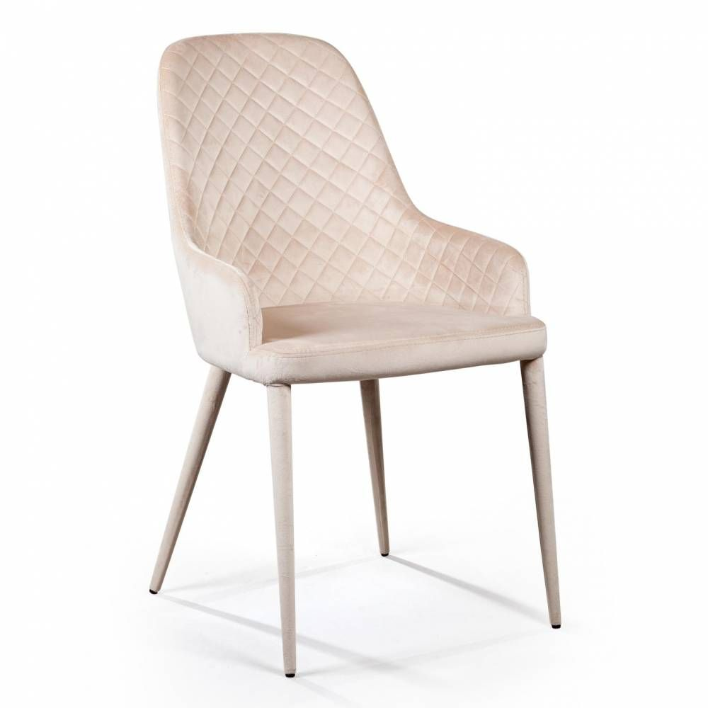 Стул   DOUGLAS DC-757-FA   (бархат,бежевый)