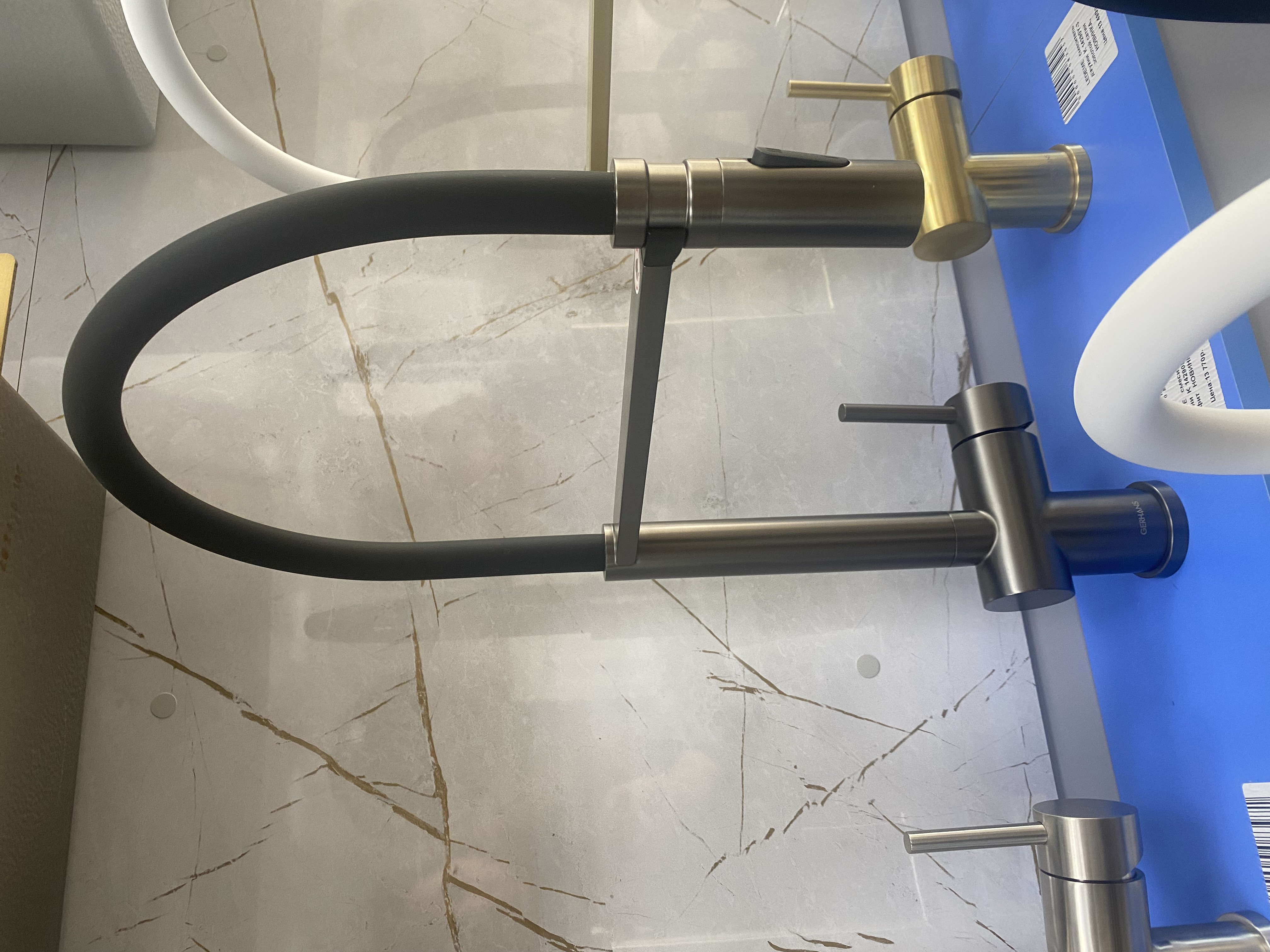 LEDEME   смеситель д\кухни  K 14290D-2  графит 