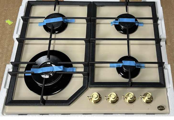 JAVELLI  варочная панель     ST 469 С  стекло,беж./золото