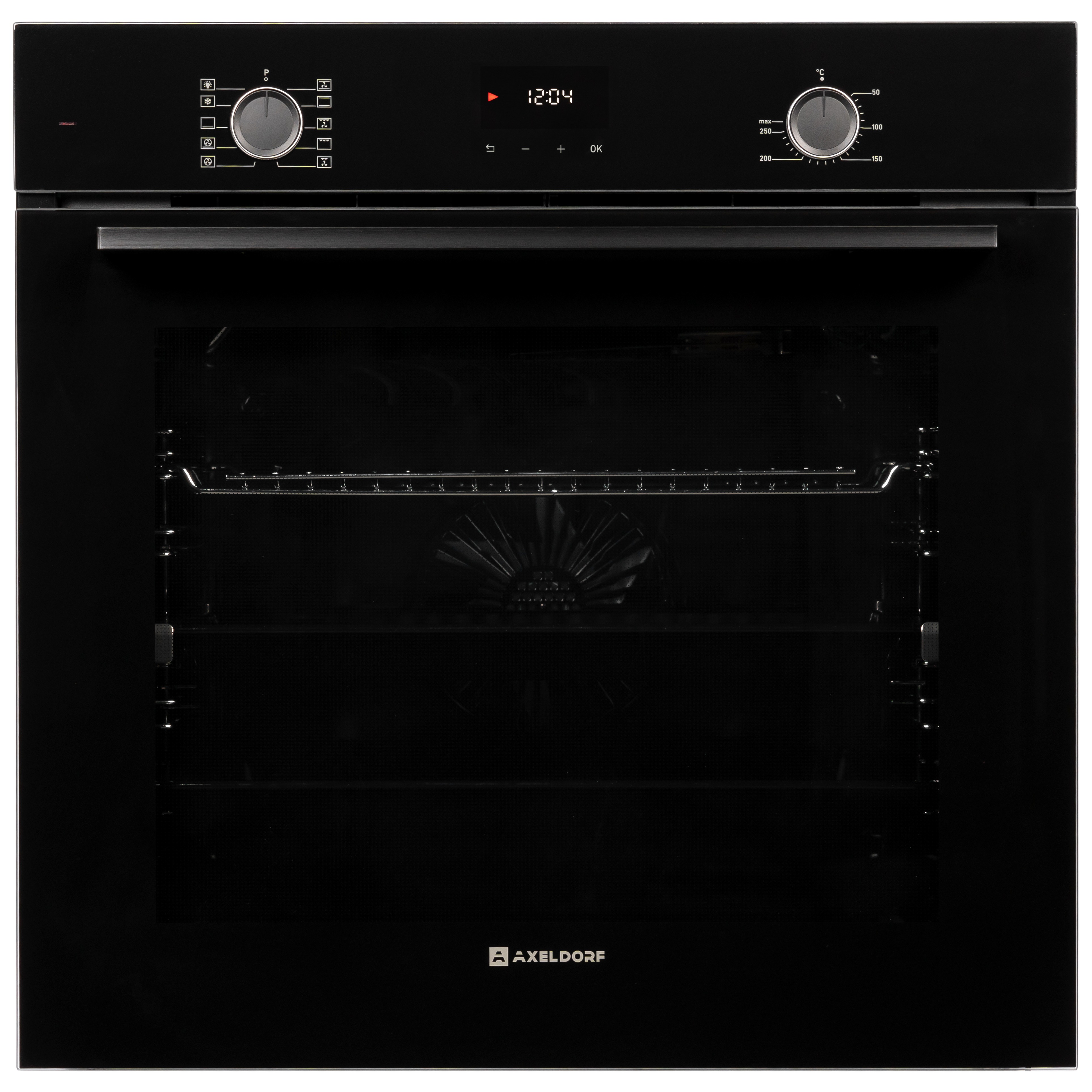 AXELDORF  духовой шкаф электрический   BN-81-2 BLACK LUXE     черная ,стекло
