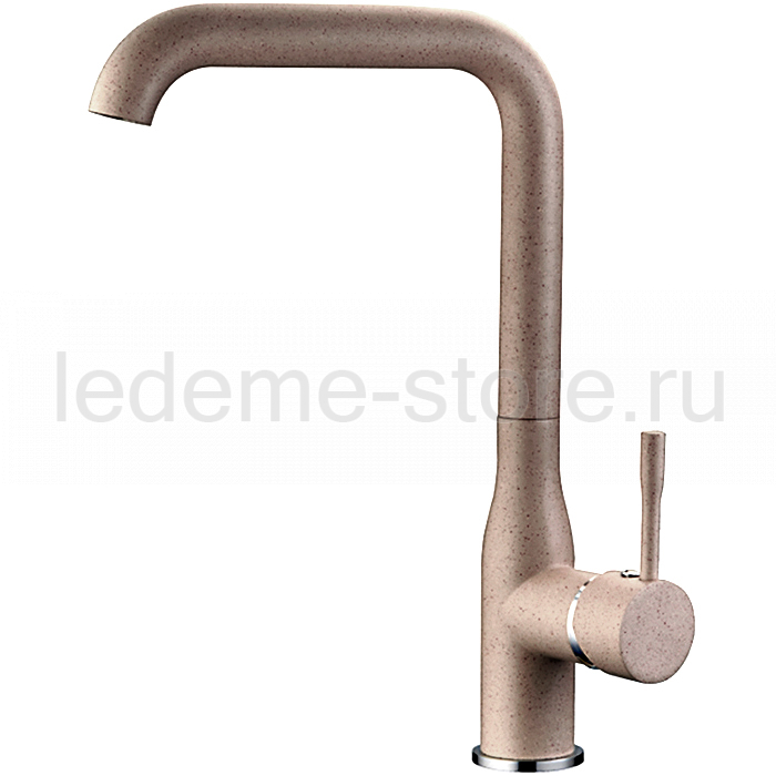 LEDEME   смеситель д\кухни  L 4698-300  песок   /10               