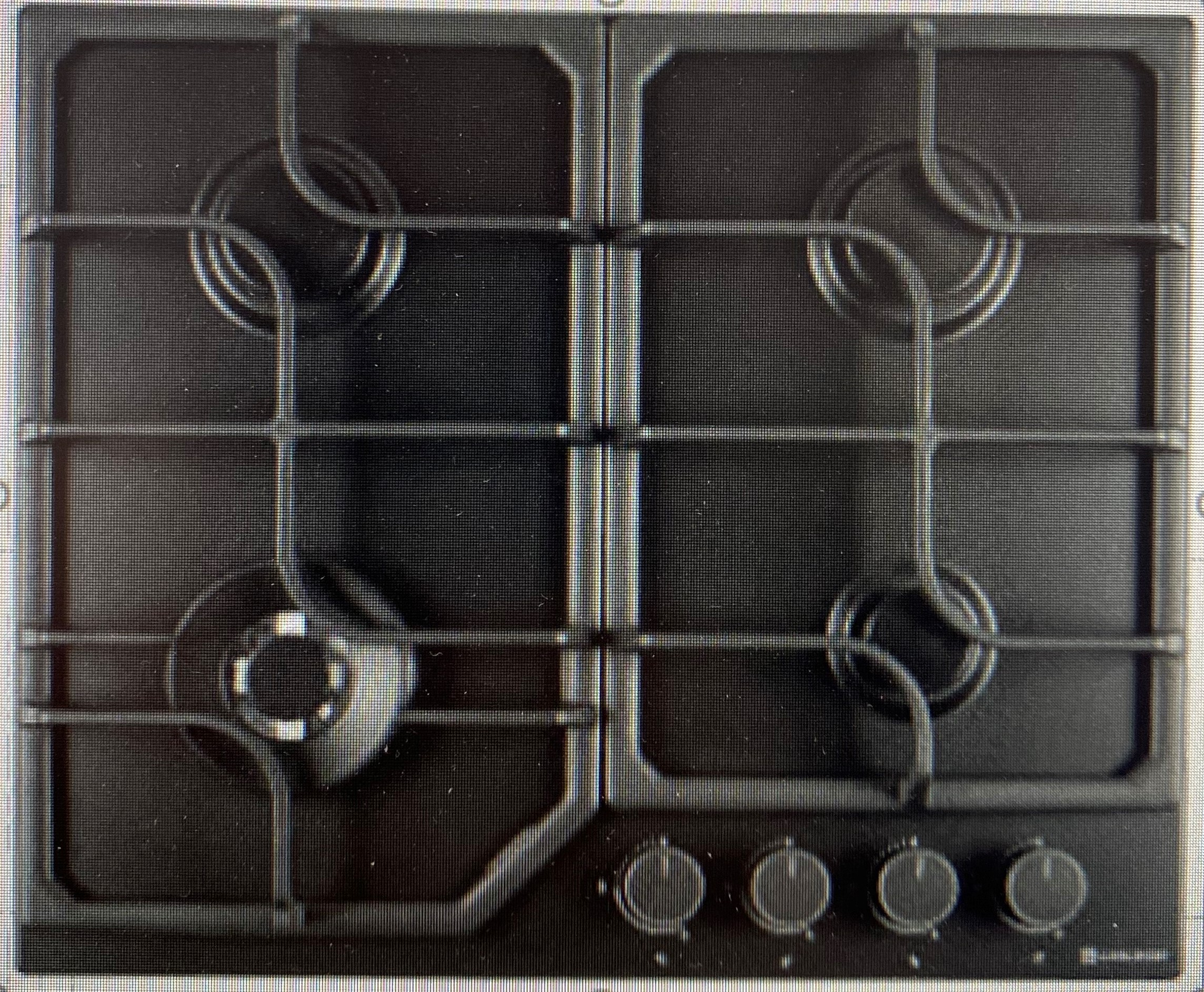 AXELDORF  варочная панель метал. GH-0616-2 BLACK LUXE   черн/черн  