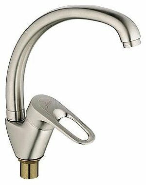 LEDEME   смеситель д\кухни  L 5904A (боковой c  гайкой )  сатин          *8