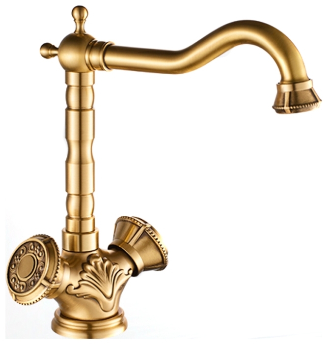 LEDEME   смеситель д\кухни  K 14118     бронза  п\о          *8     //////////