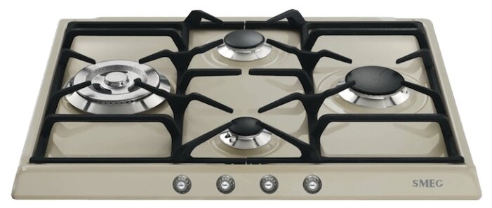 SMEG  варочная панель газовая    SR 764 PO   беж.