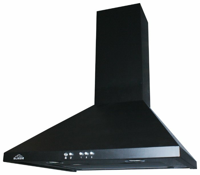 Зонт вытяжной ELIKOR Вента 60П-650-К3Д чёрный  (кнопки) 