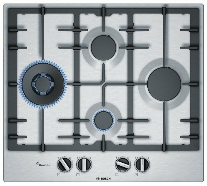 BOSCH  варочная панель газовая    PCI 6A 5 B 90R    нерж, ромб