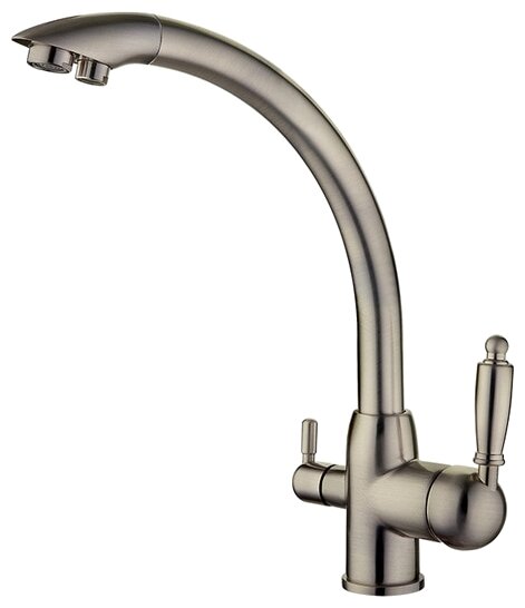 LEDEME смеситель д\кухни  L 4455 C-3  бронза   /10 _   