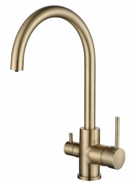 KAISER  смеситель д/кух.+кран д/фильтра   26744 - 3  Бронза          8*  