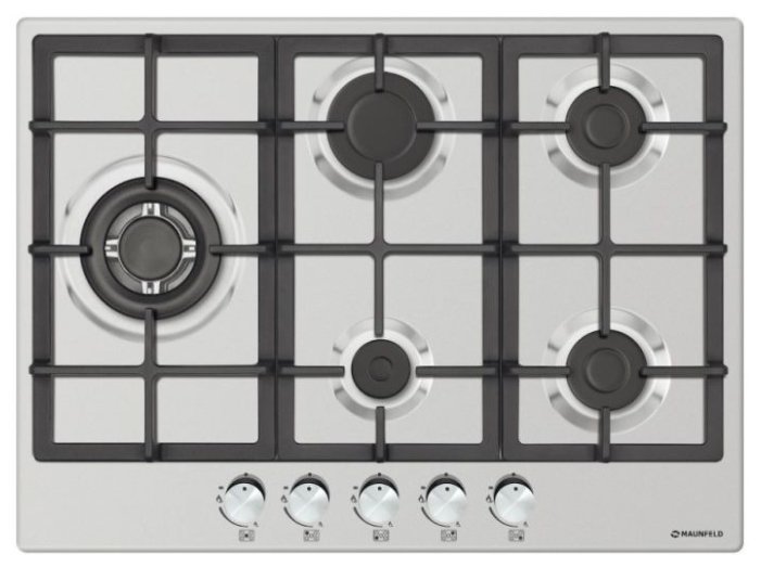 MAUNFELD  варочная панель газовая 70см     EGHS  75.33  CS/G   нерж.  _