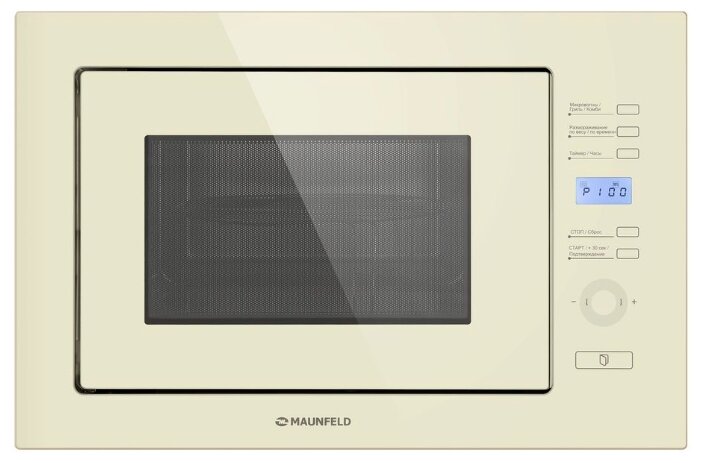  *MAUNFELD  микроволновка встраиваемая  MBMO. 25.7 GBG  беж, 25л     (MBMO.25.7 GI   слн кость)