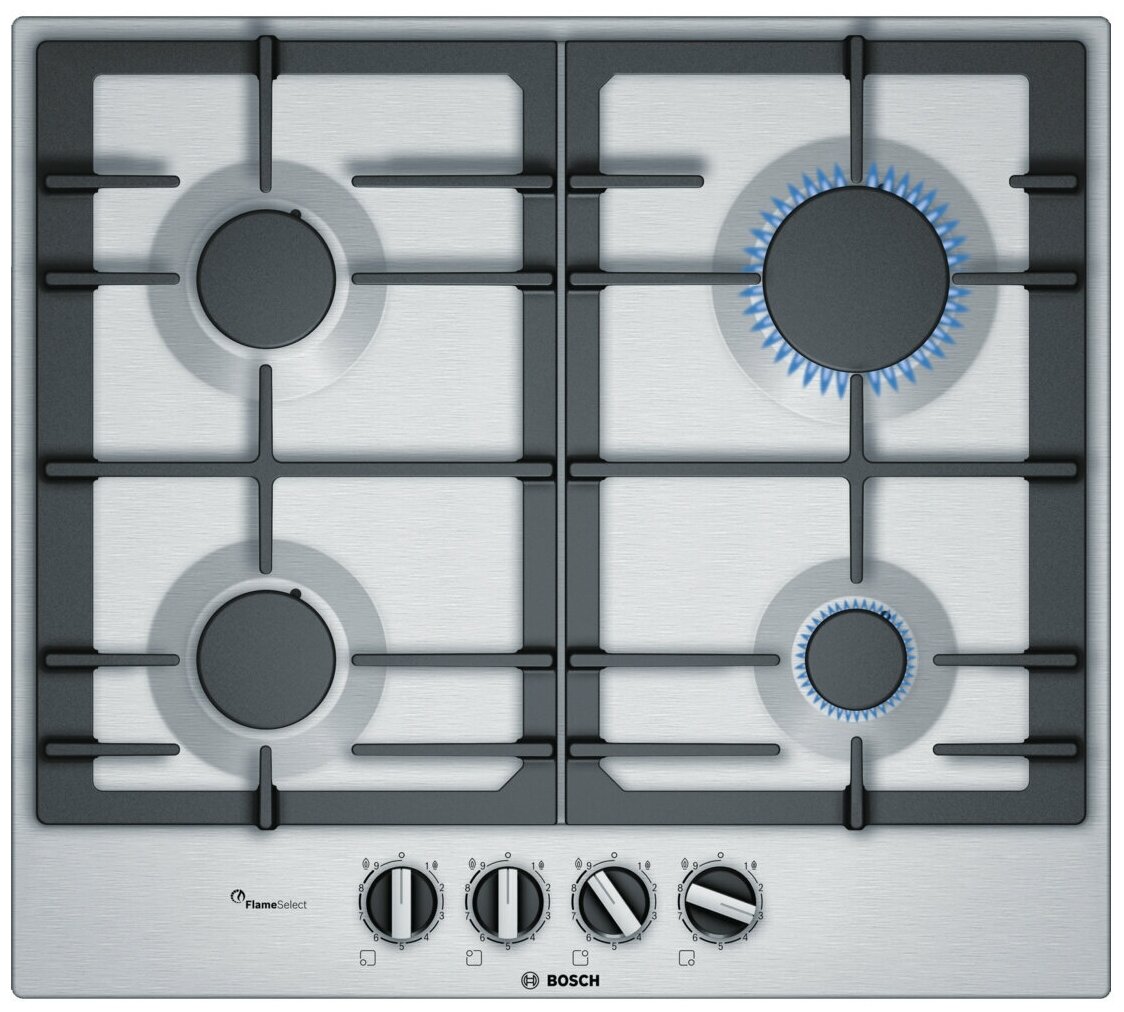 BOSCH  варочная панель газовая    PCP 6A 5B 90R    нерж