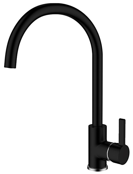 LEDEME   смеситель д\кухни  L 4299 В  чёрный   /10     