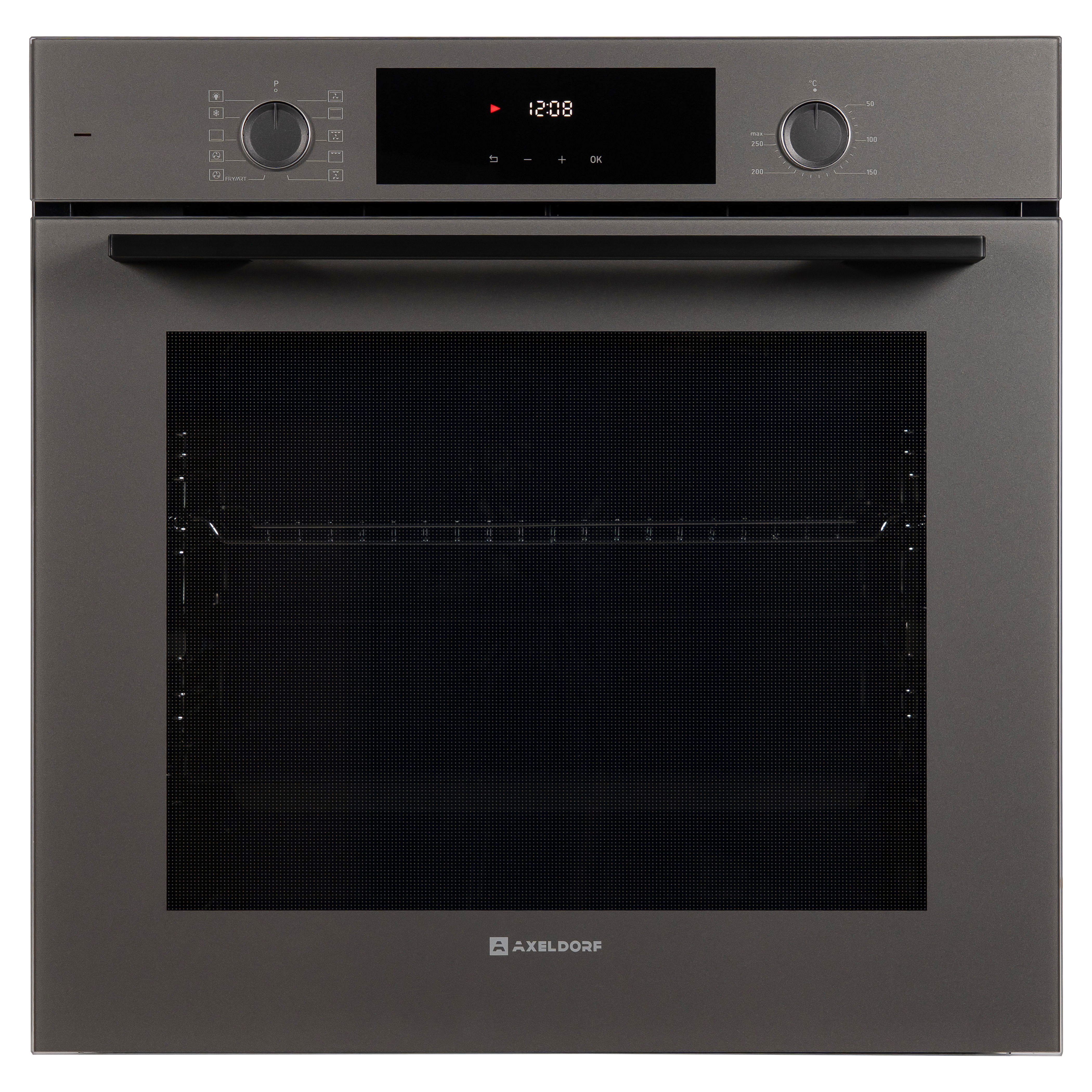 AXELDORF  духовой шкаф электрический   BN-81-4 GRAY LUXE  графит,стекло