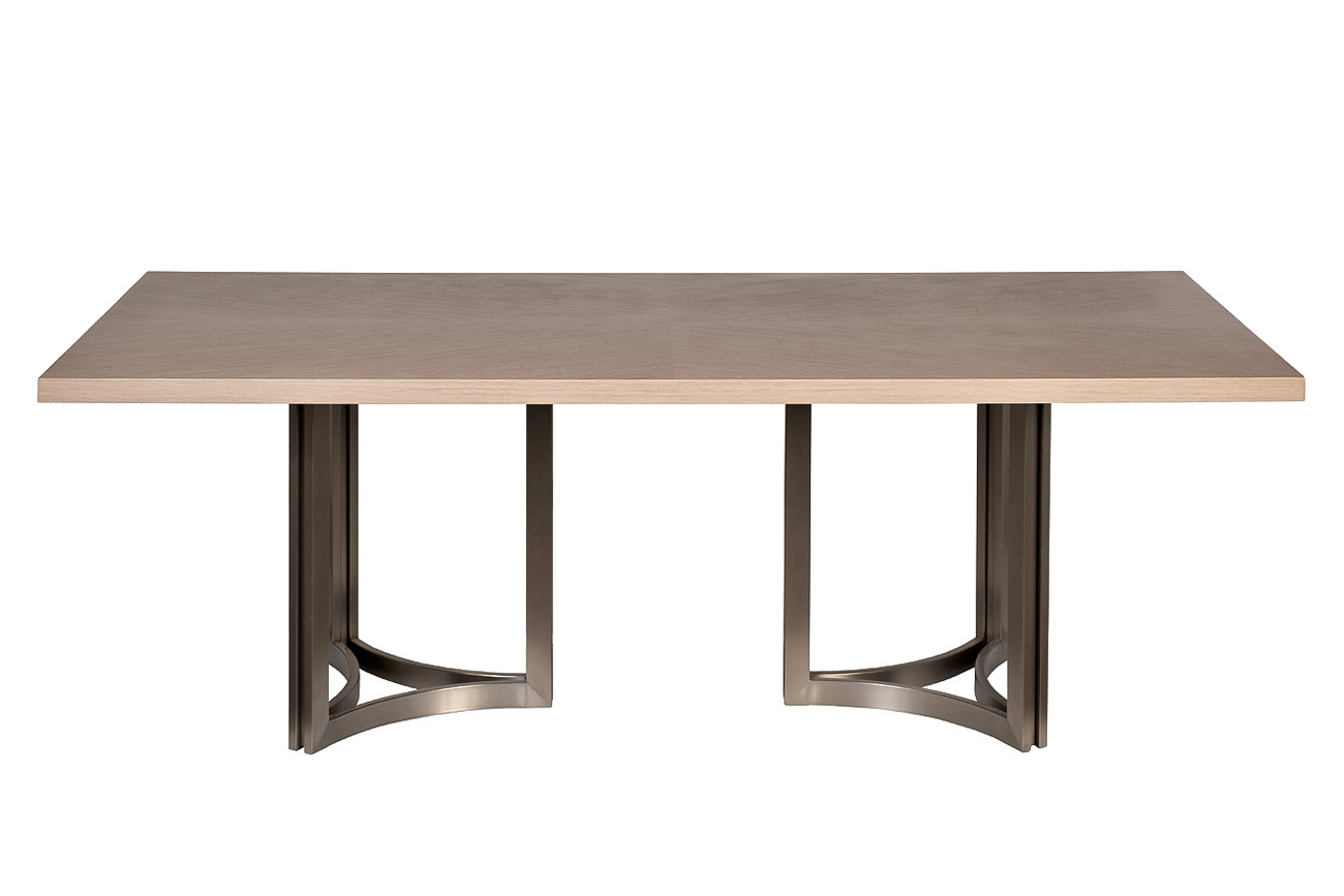 Стол обеденный светлый шпон  (300*120*77см)