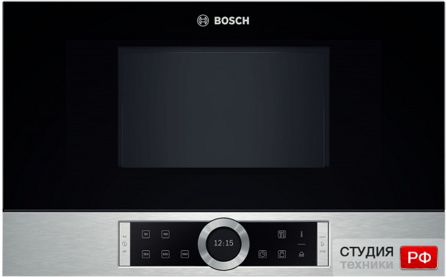 BOSCH микроволновка встраиваемая  BFL634 GS1   нерж., 21л  