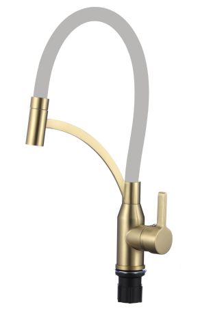 FABIA-Lux   смеситель для кухни FS 8244С-04   мат.золото/серый    ///