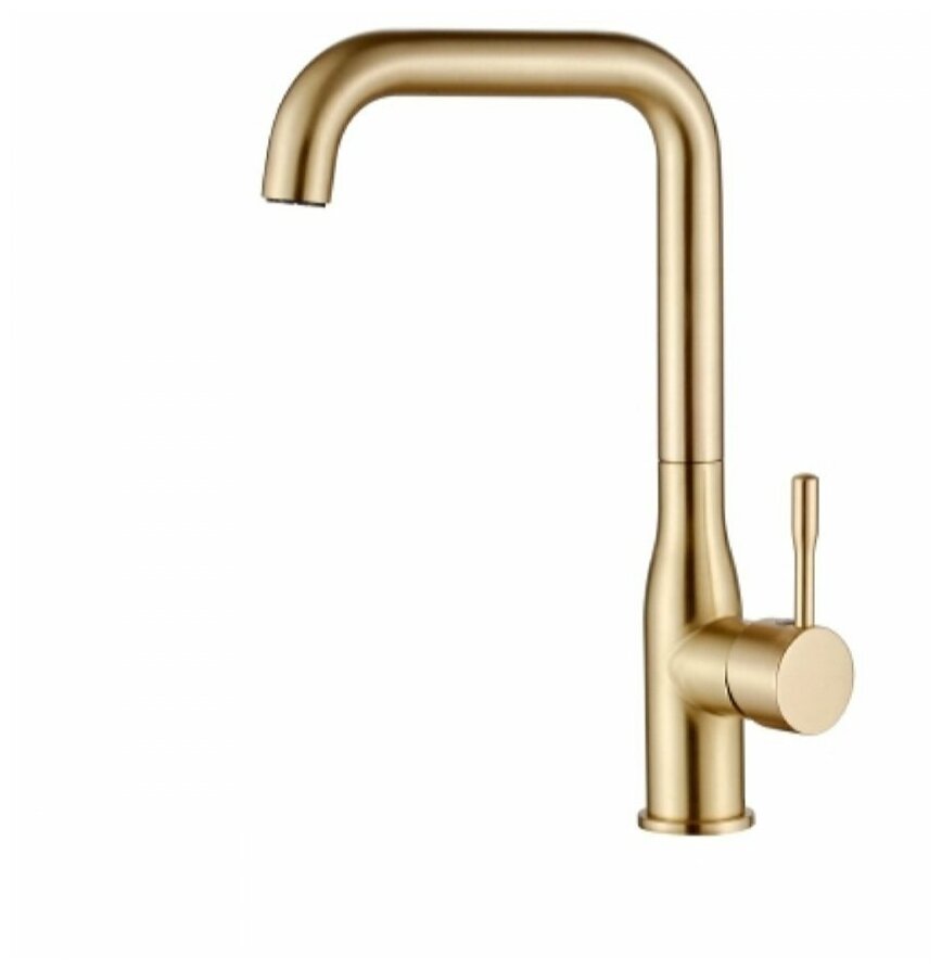 LEDEME   смеситель д\кухни  L 4698 Y  золотой сатин   /10         