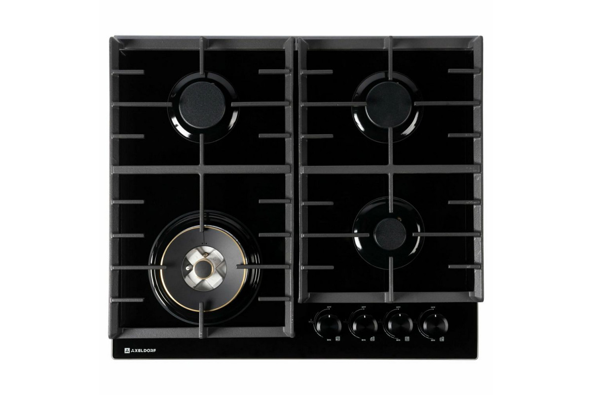 AXELDORF  варочная панель стекло GH-0619-2 BLACK LUXE   черн./черн 